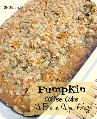Pumpkin Coffee Cake with Brown Sugar Glaze
