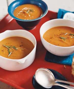 Pumpkin leek soup