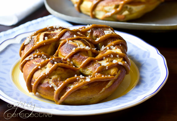 Caramel Apple Pretzels