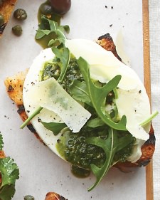 Arugla crostini