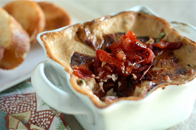 Roasted tomato brie