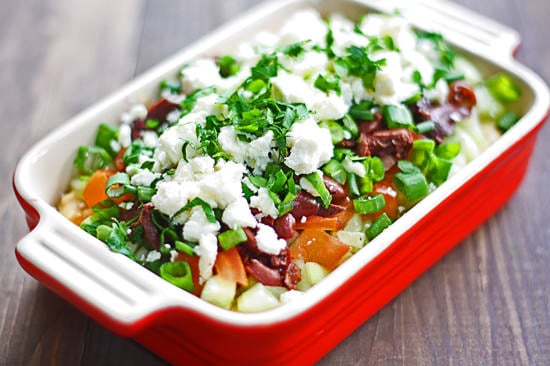 greek layer dip