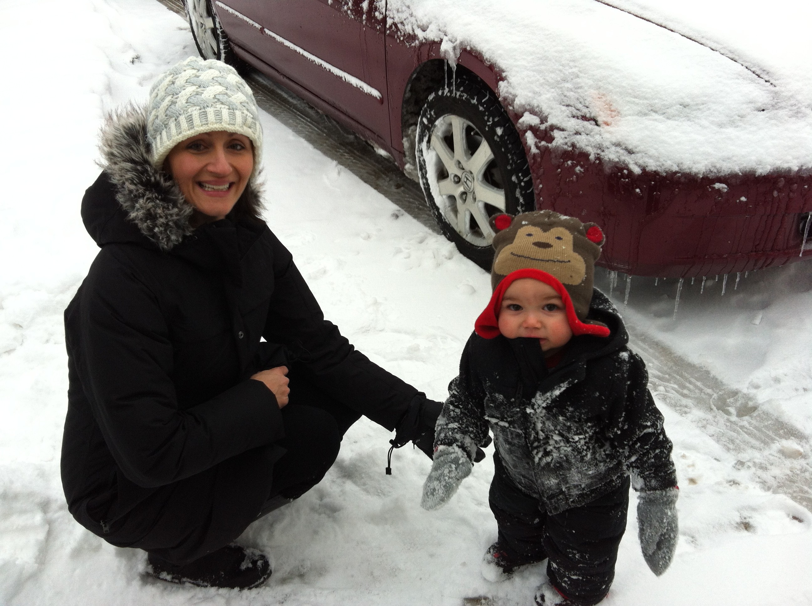 He may not look like it, but he actually loved playing in the snow!