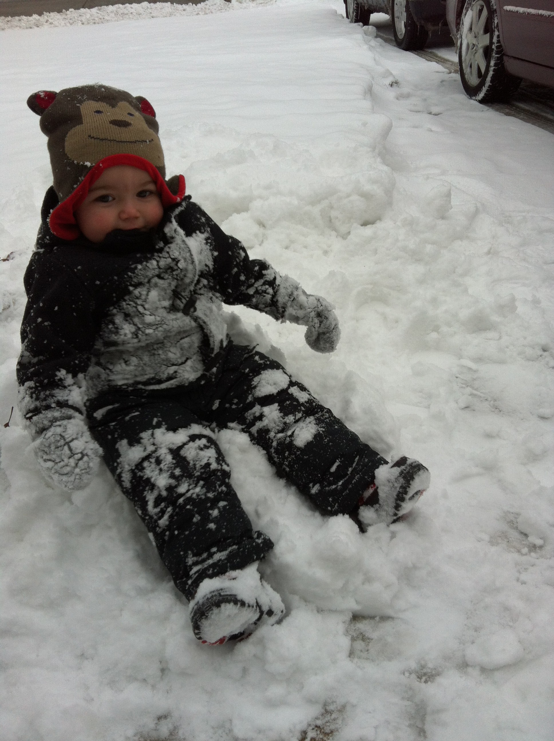 Will's first time in the snow!