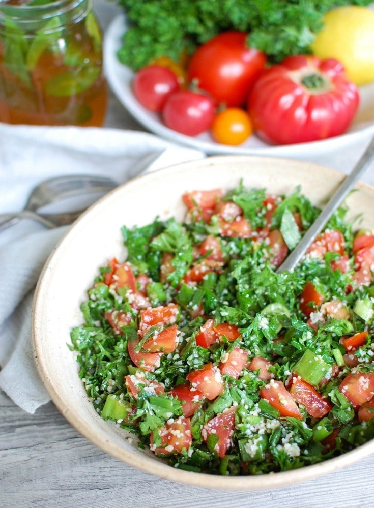 Tabbouleh is a light and fresh summer salad. So easy to make!