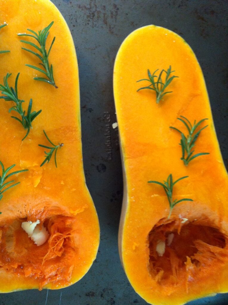 rosemary - Roasted Butternut Squash Soup