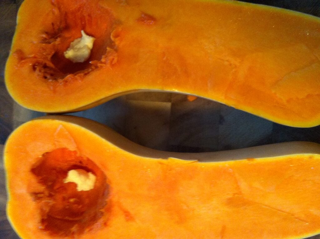 Roasting Butternut Squash - add margerine