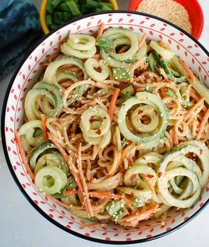 Cold Sesame Noodles Above 