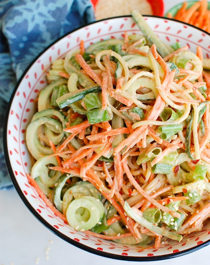 Sesame Noodles with vegetables 