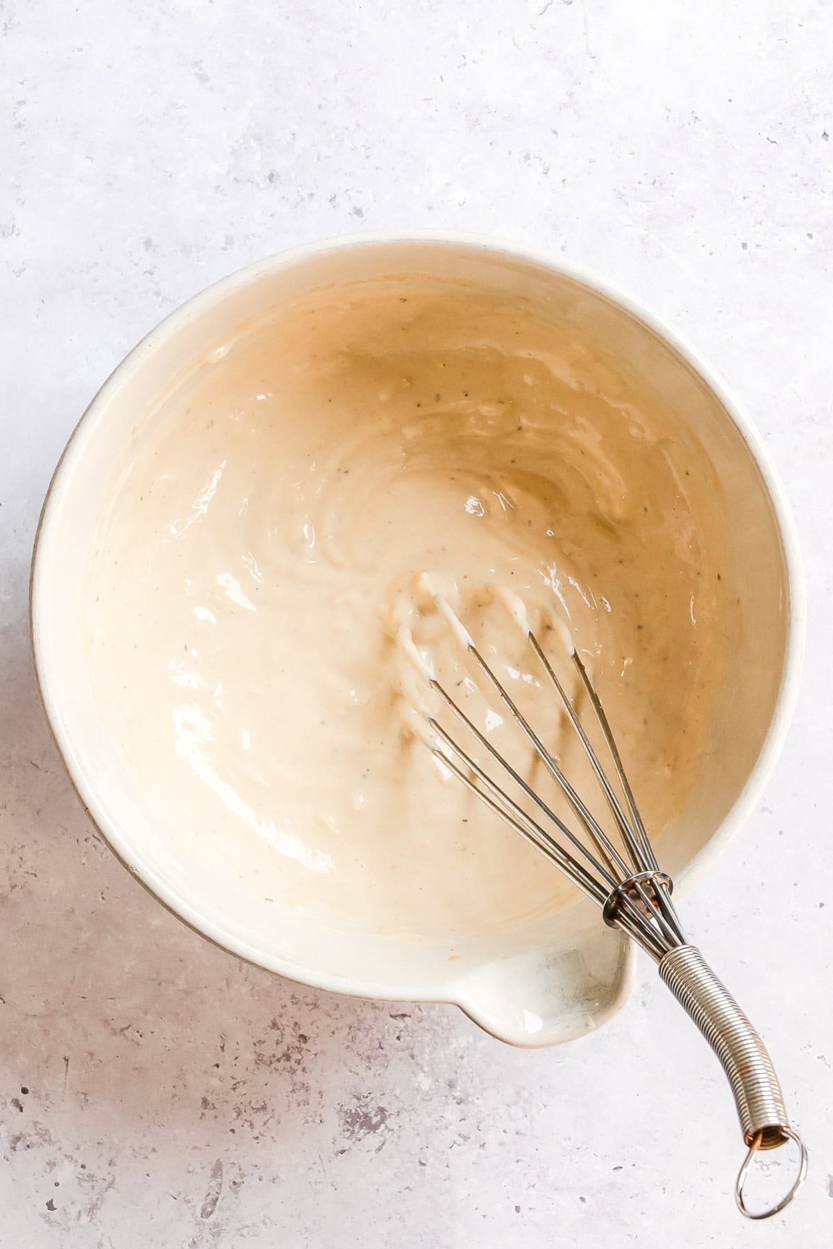 Tahini Sauce in a dish