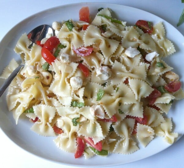 Caprese Pasta Salad from A Cedar Spoon
