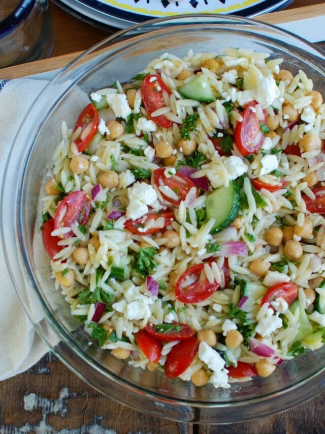 Summer Orzo Pasta Salad