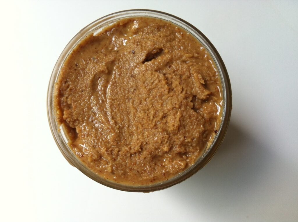 jar of almond butter - How to Make Almond Butter