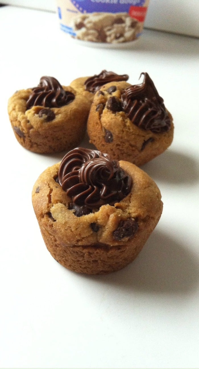Gluten Free Nutella Chocolate Chip Cookie Cups A Cedar Spoon