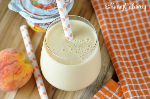 peach smoothie