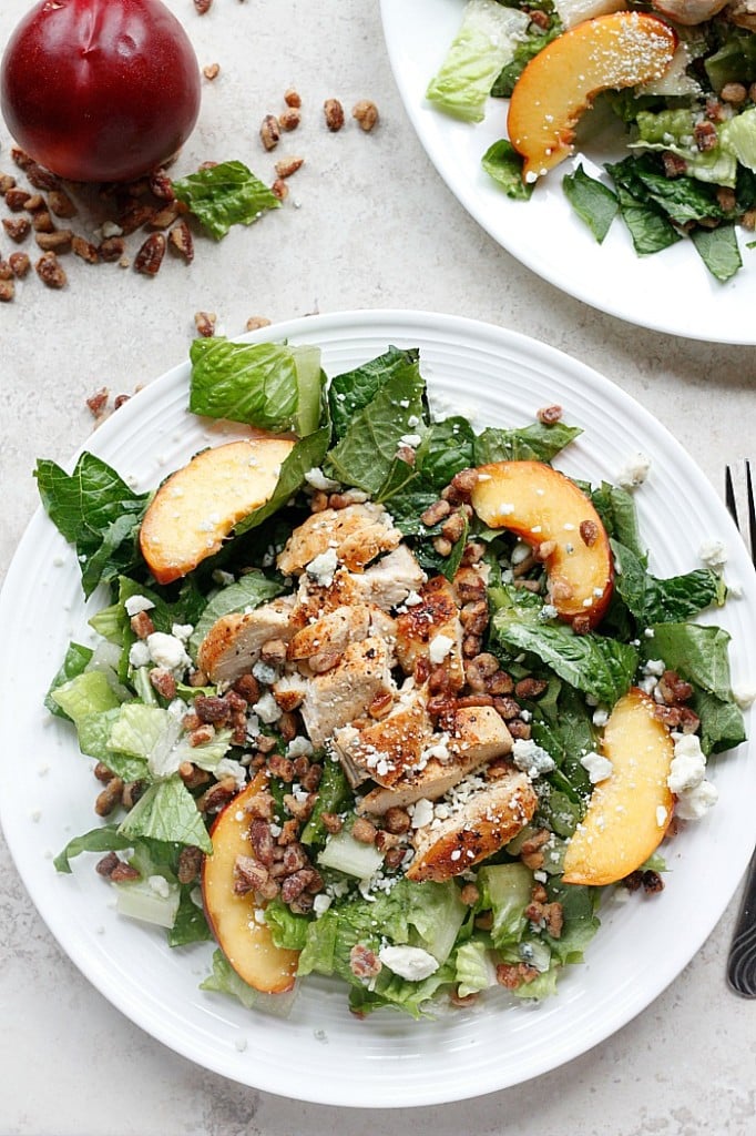 Chicken, Nectarine and Gorgonzola Salad