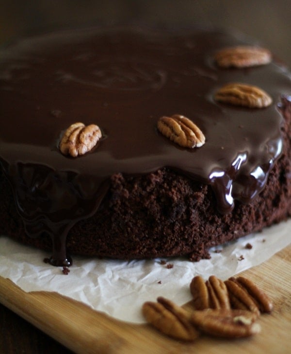 Gluten-Free Chocolate Cake with Coconut-Chocolate Ganache