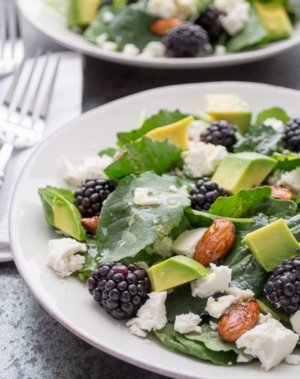 Baby Arugula and Blackberry Salad