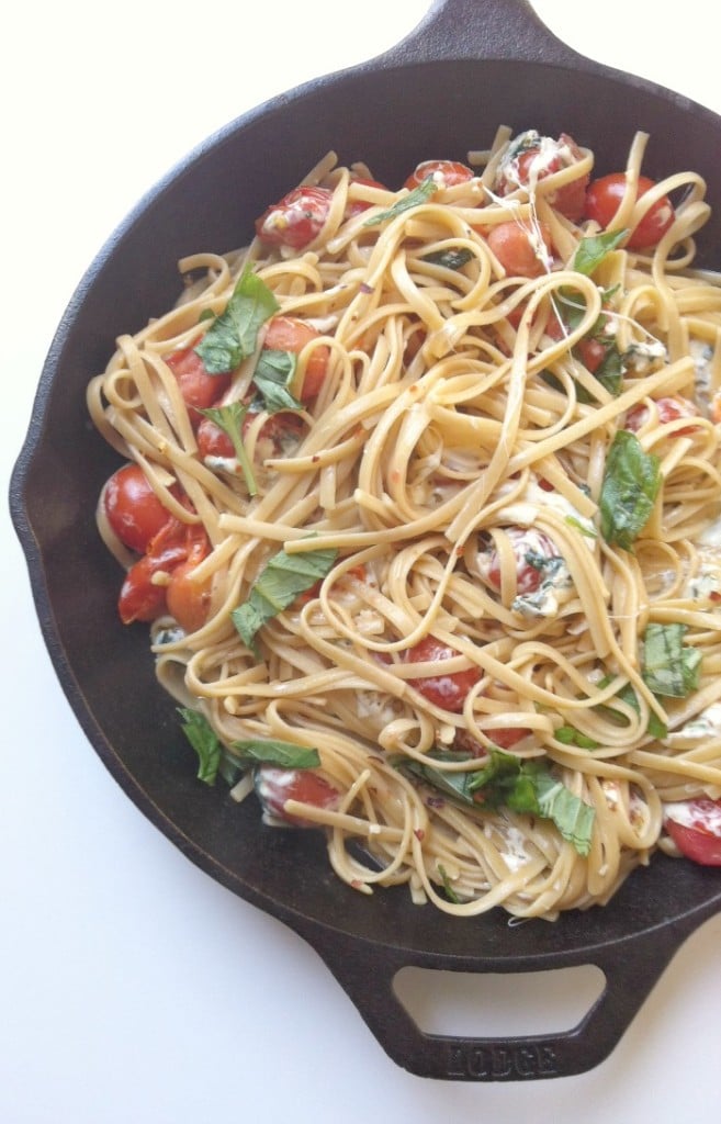 Caprese Pasta Skillet