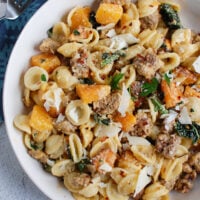 Butternut Squash Pasta with sage