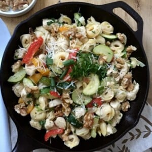 30 Minute Chicken Tortellini Skillet