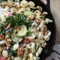 30 Minute Chicken Tortellini Skillet