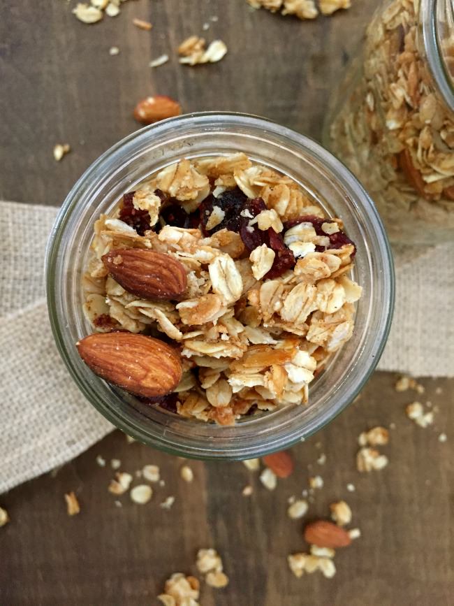 Coconut Cranberry Granola
