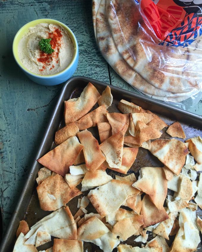 Homemade Baked Pita Chips