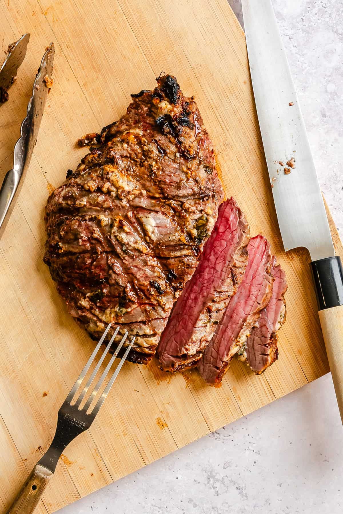 Grilled Mediterarnean Flank Steak
