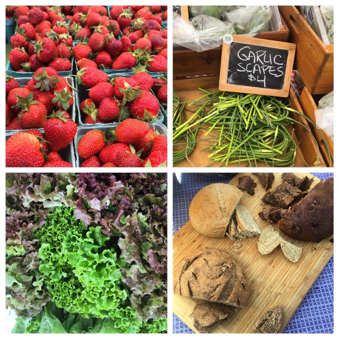 Farmers market fruits and vegetables