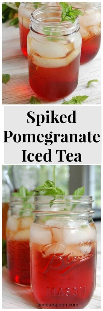 Spiked Pomegranate Iced Tea