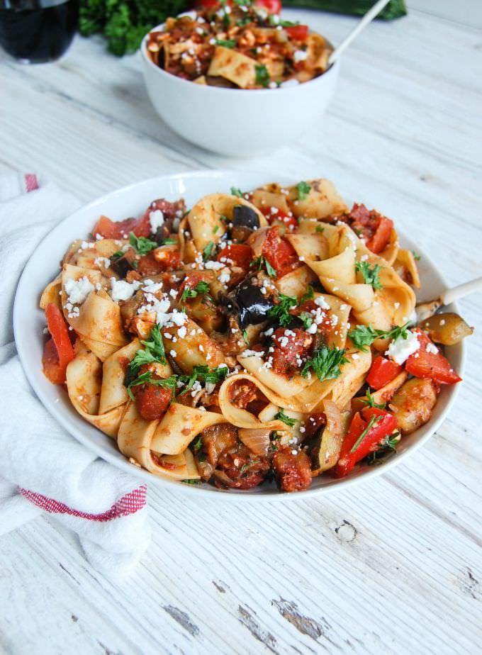 Ratatouille Pappardelle
