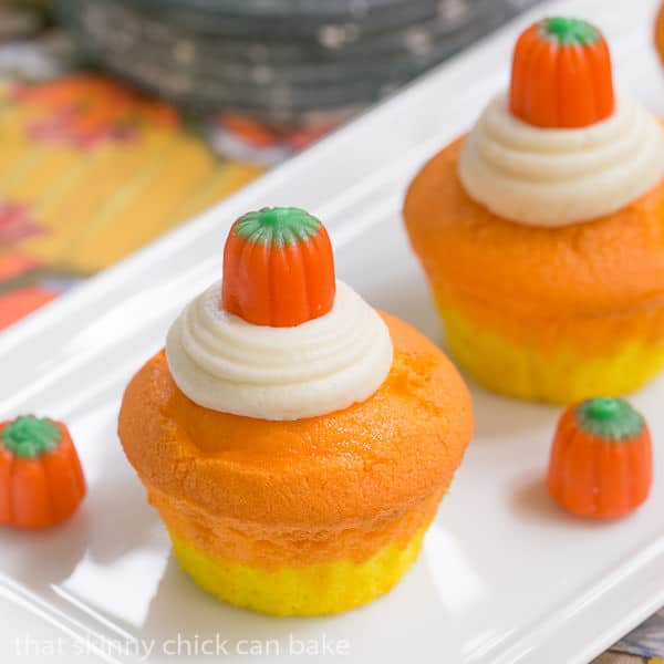 Candy Corn Cupcakes