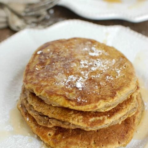 Pumpkin Pie Pancakes - breakfast