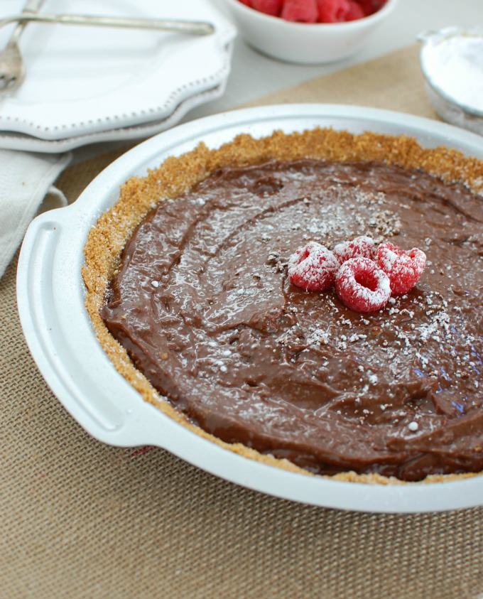 Dark Chocolate Raspberry Pie | Easy Raspberry Pie Recipes On Pi Day