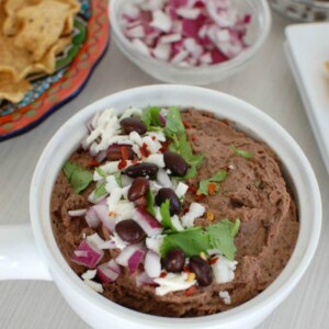 Black Bean Dip with Queso Fresco