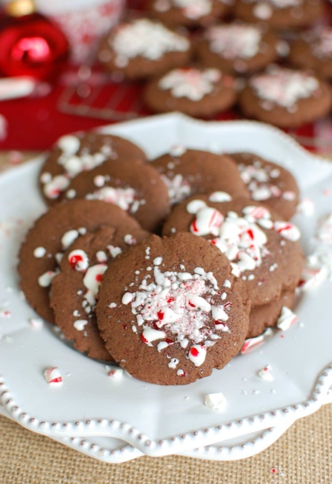 Easy Chocolate Peppermint Cookies A Cedar Spoon