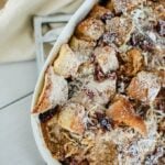 Overnight Cranberry Coconut French Toast Bake
