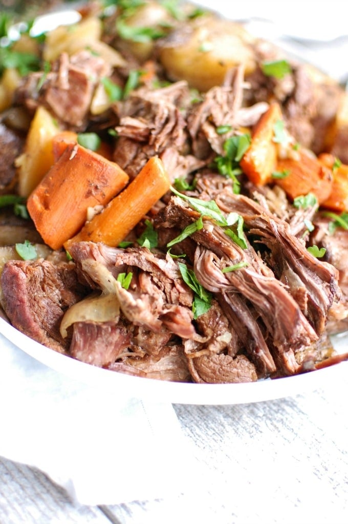 Crockpot Pot Roast with Vegetables –