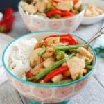 Stir-fried Lemongrass Chicken Noodle Bowls