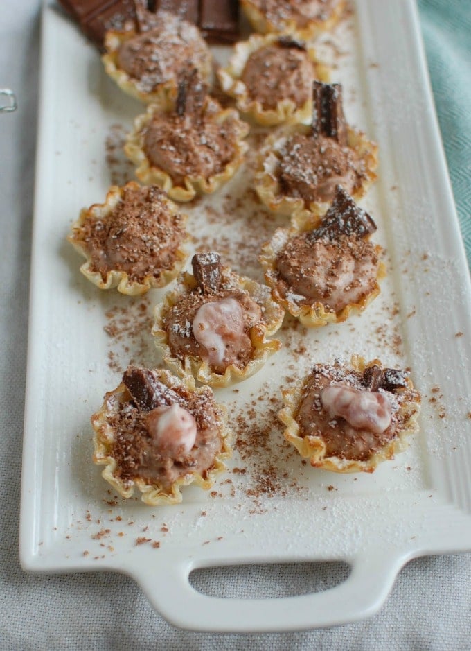 3 Ingredient Chocolate Strawberry Greek Yogurt Bites - so good