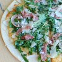 Prosciutto Arugula Pizza - so good