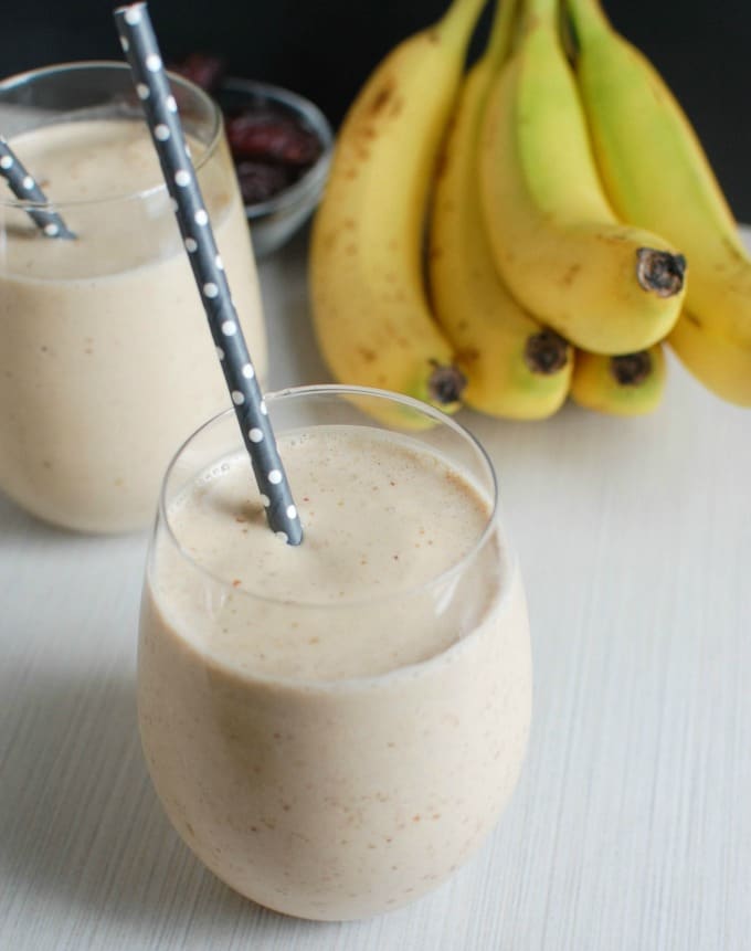 Peanut Butter Banana Smoothie - afternoon snack