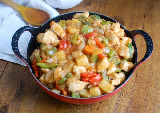 Lighter Sweet and Sour Chicken - forget take-out