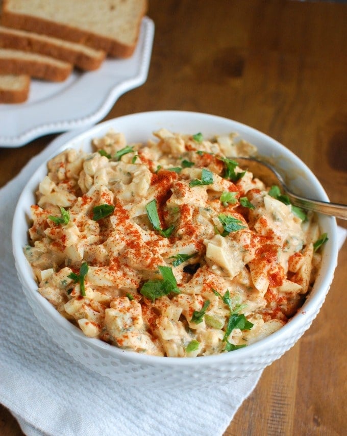 Sweet Southern-Style Egg Salad - great for Easter brunch