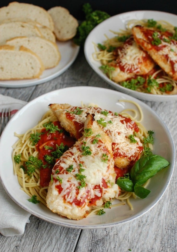 Baked Chicken Parmesan - a favorite in my house