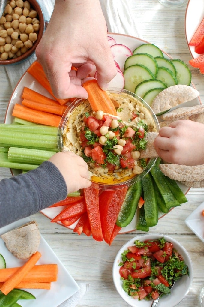 Lebanese Style Hummus - healthy appetizer