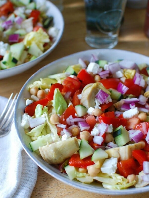Mediterranean Chickpea Vegetable Salad - lunch