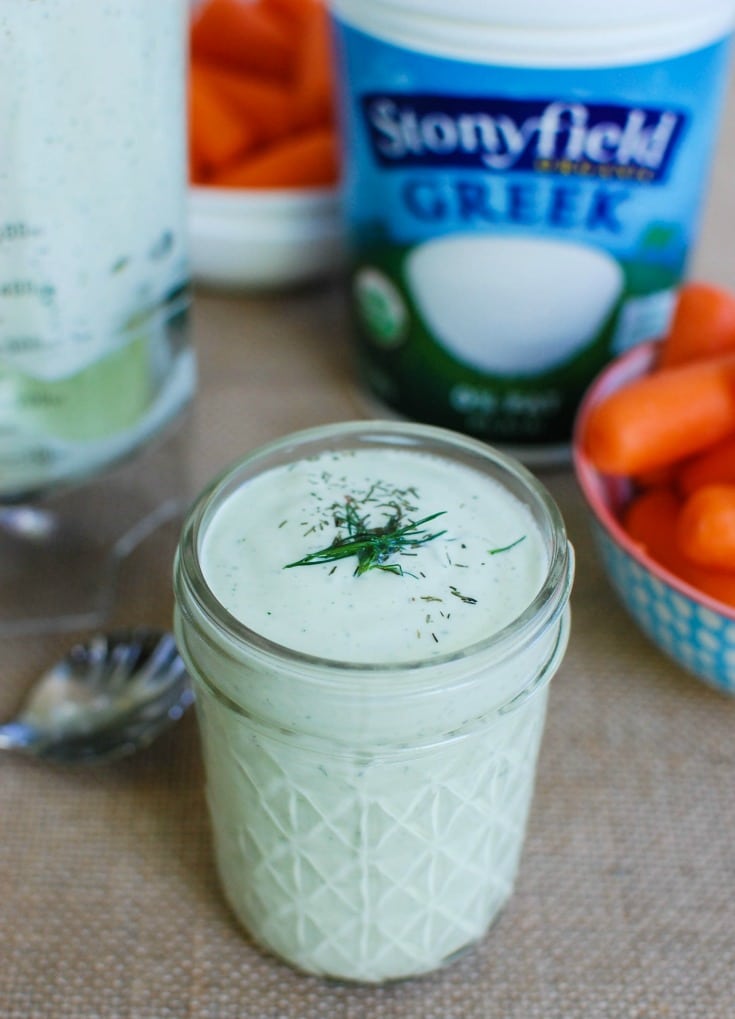 Creamy Dill Sauce Recipe with spoon.
