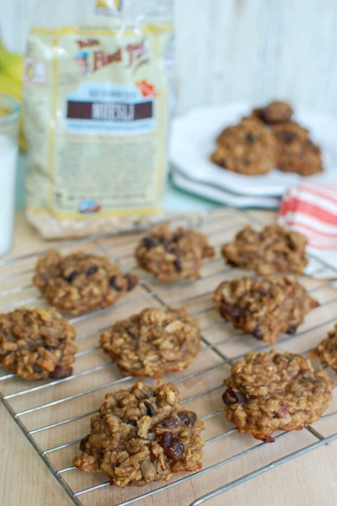 Banana Muesli Breakfast Cookies - a treat